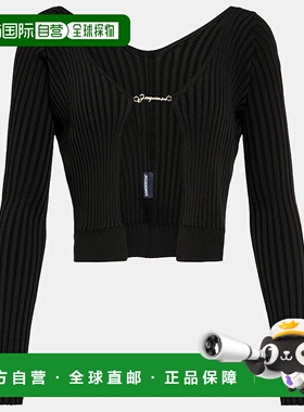 1h可退 香港直邮Jacquemus 女士 La Maille Pralù Longue 徽标针