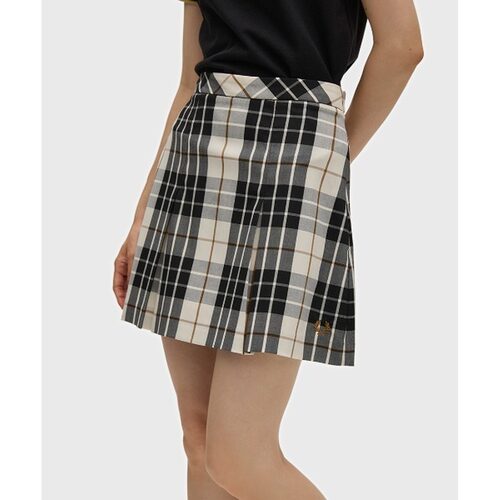 日本直邮FRED PERRY 女士 弹力格纹半身裙 E3104a【付后1h可退】