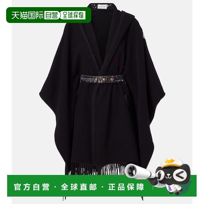 1h可退 香港直邮Moncler 盟可睐 女士 流苏初剪羊毛披肩,男装,夹克,淘宝优惠券,粉丝福利购,淘宝优惠卷