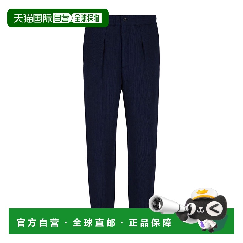 香港直邮Giorgio Armani 锥形休闲裤 4SGPP12LT003羊毛