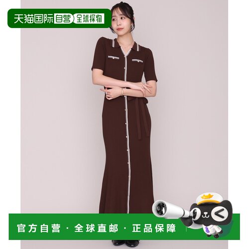 日本直邮MISCH MASCH 女装 多色配色POLO领针织连衣支付后1h可退