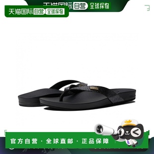 1h可退 美国直邮礁石靠垫庭院黑色 Sassy拖鞋凉鞋