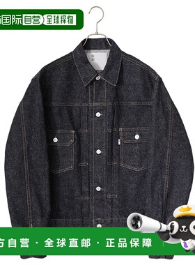 1h可退 日本直邮New Manual男士T-BACK复古牛仔夹克 易于叠穿 复