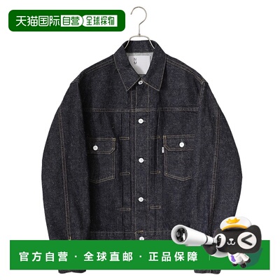 1h可退 日本直邮New Manual男士T-BACK复古牛仔夹克 易于叠穿 复