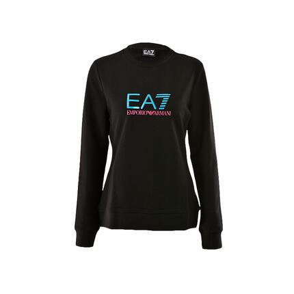 E.ARMANI 阿玛尼 EA7 女款LOGO印花弹力棉卫衣运动衫6ZTM38J24Z