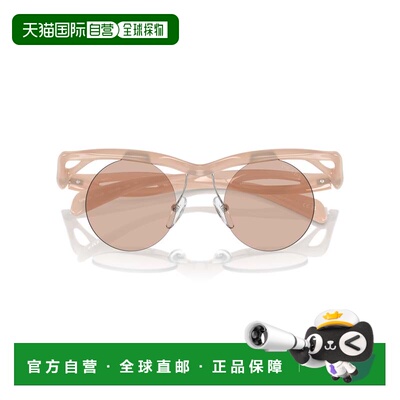 自营prada0pr A24s Translucent Wavy Acetate Sunglasses - neut