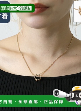 日本直邮SAINT LAURENT PARIS“Cassandra 项链”金属 YSL 字母圆