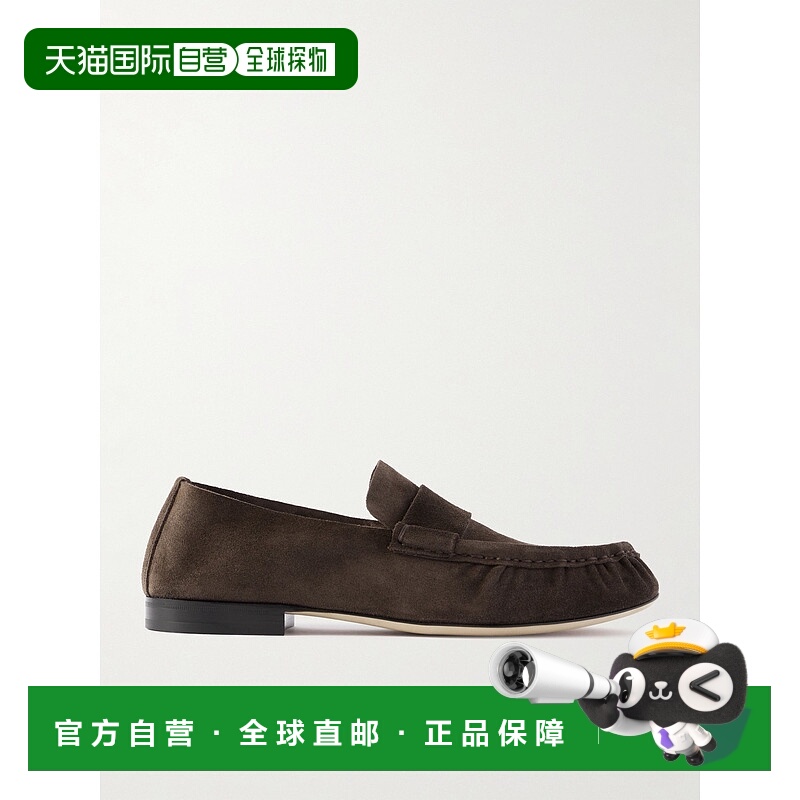 香港直邮The Row 男士 绒面革乐福鞋 F2096L305 brown棕色 舒适时