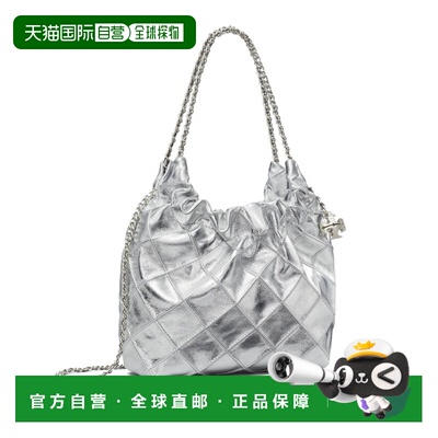 香港直邮TORY BURCH 女士单肩包 176040040 SS2026 银色 FLEMING