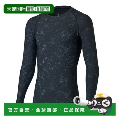 日本直邮Daiwa Innerwear DU-6021S ICEDRY 圆领汗衫 大理石黑 2X