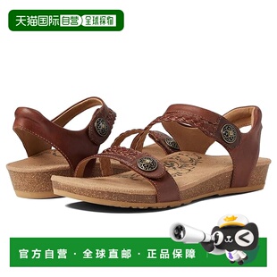 女士 aetrex Jillian 凉拖 舒适 1h可退 brown棕色 香港直邮潮奢