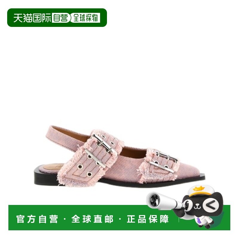 1h可退 香港直邮女士 搭扣平底鞋 26SS,女鞋,浅口单鞋,淘宝优惠券,粉丝福利购,淘宝优惠卷