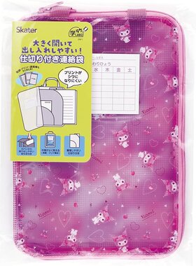 Skater斯凯达科目袋付间隔 作业本等收纳 库落米 ZRF1-A