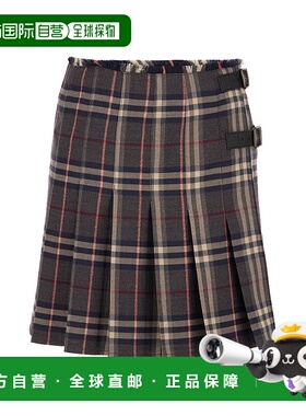 香港直邮BURBERRY 女士半身裙 8110427C3127 AW2025 黑色 Embroid