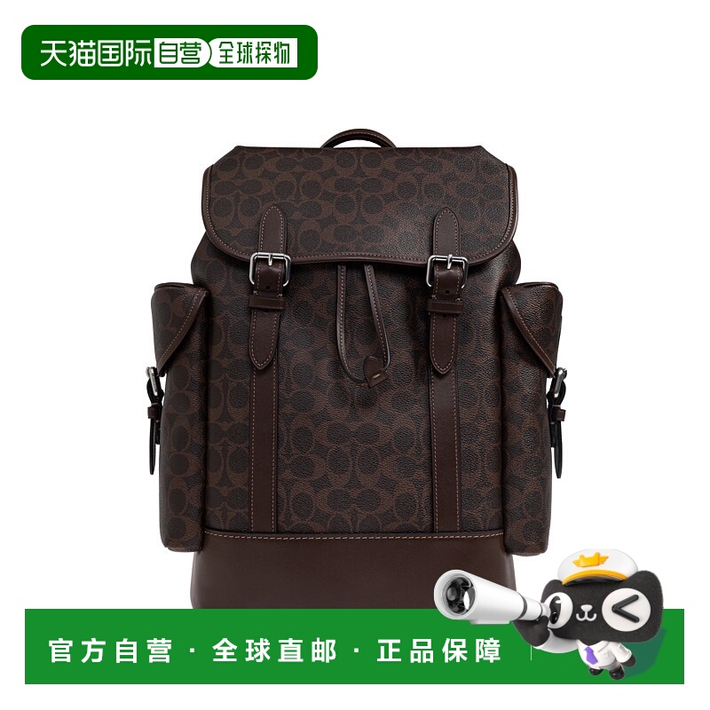 1h可退 香港直邮COACH 男士双肩包 CV9830MPL AW2025 棕色 Backpa