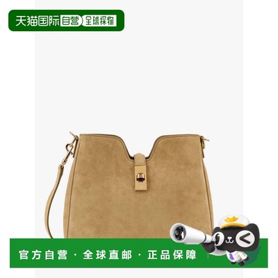 1h可退 香港直邮潮奢 Celine 思琳 女士 Camilla 16 绒面革斜挎包