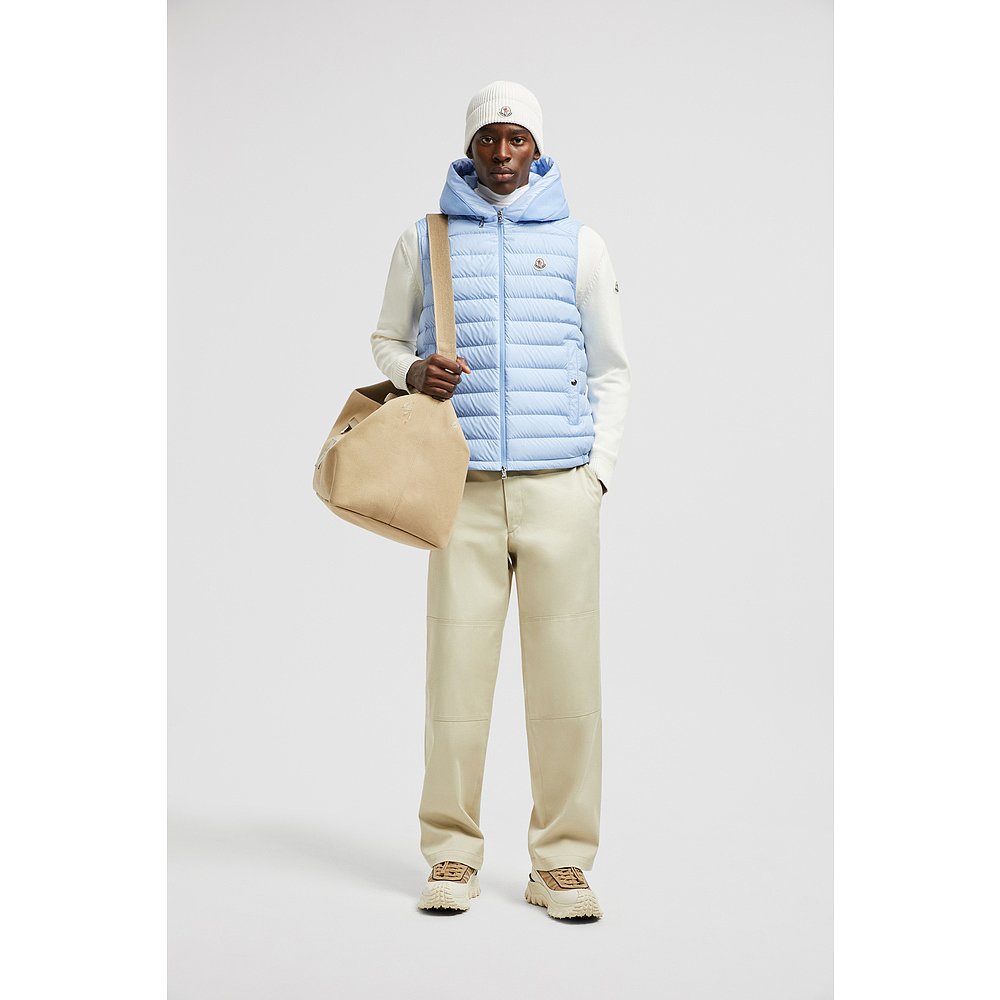 MONCLER(盟可睐)2025新品 Bourget 连帽羽绒背心