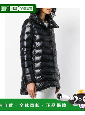 香港直邮Herno 黑色绗缝羽绒服 PI0505DIC12017高端流行 休闲时尚