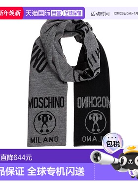 香港直邮Moschino 徽标细节围巾 50055M5145时尚休闲高级感正品