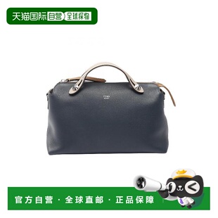 日本直邮中古Fendi芬迪女包B级9新Handbag手包牛皮手提包绿色