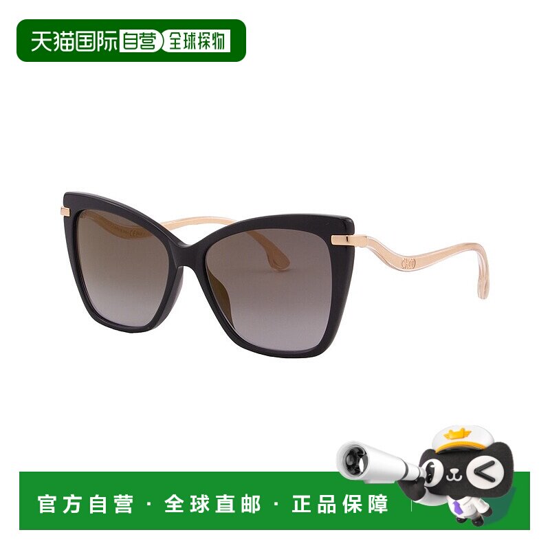 自营Jimmy Choo 女士 SELBY/G/S 57 毫米太阳镜 - 黑色 美国奥莱