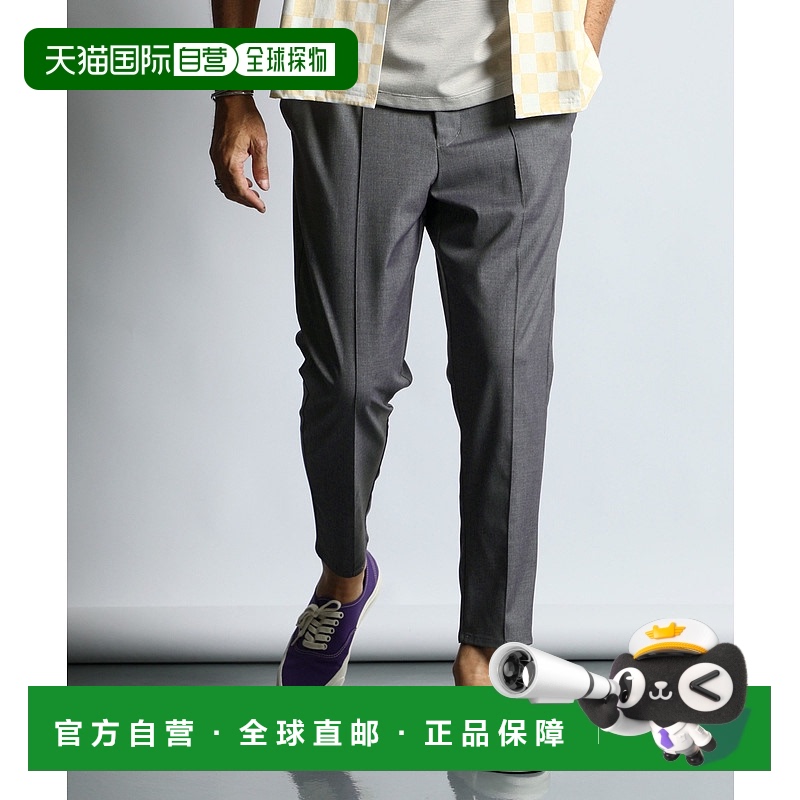 1h可退 日本直邮DUFFER 男士 中心褶皱修身裤  157072 P178J