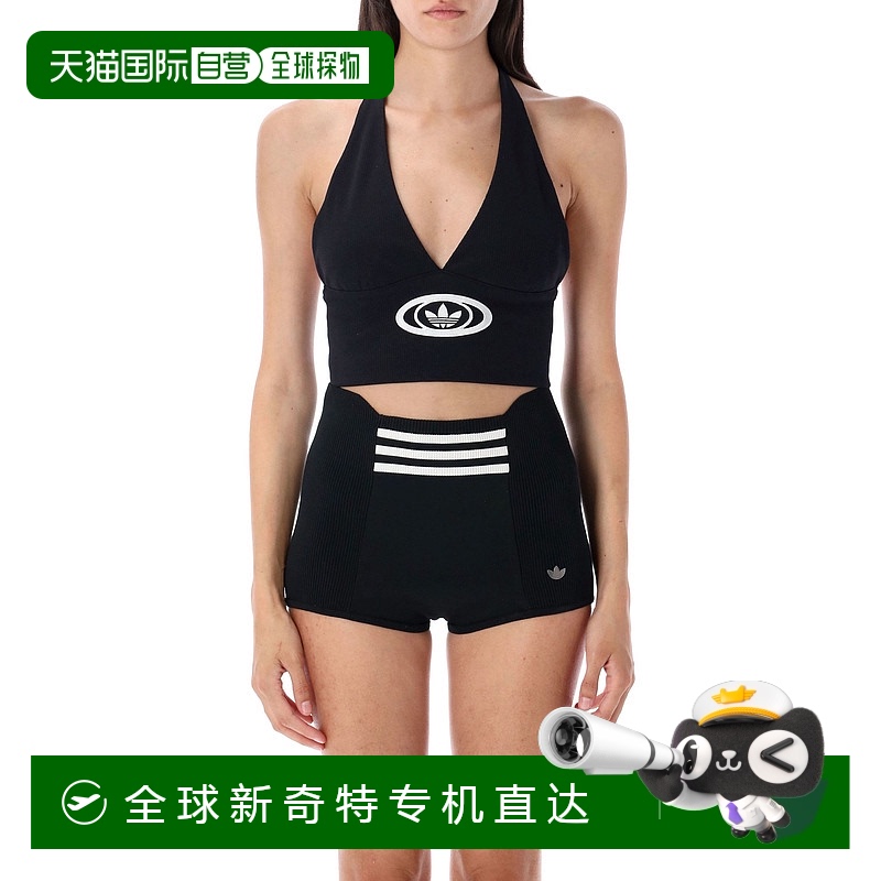 1h可退 香港直邮Adidas Originals 女士 V领文胸式上衣 KC8802095