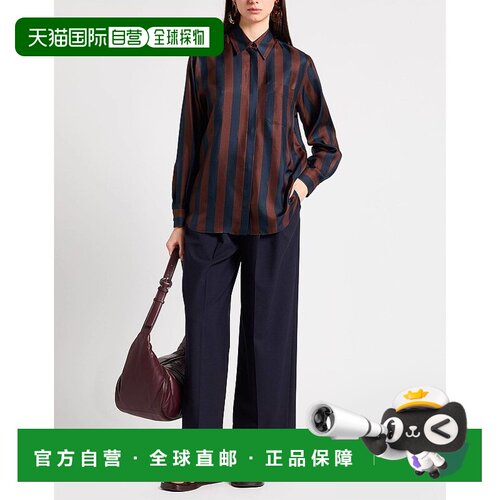 1h可退 香港直邮潮奢 Fendi 芬迪 女士 Blouses 真丝衬衫