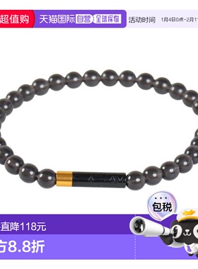 日本直邮PHITEN RAKUWA 水晶触摸款 EXTREME 手链 0323 黑色/金色