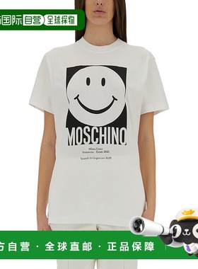 1h可退 香港直邮MOSCHINO 女士衬衫 071605411001 SS2025 灰色 lo