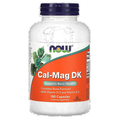 香港直发Now诺奥钙镁DK胶囊帮助骨骼健康科学健康促吸收180粒