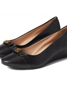 Cole Haan Malta 坡跟鞋 40 毫米 黑色皮革