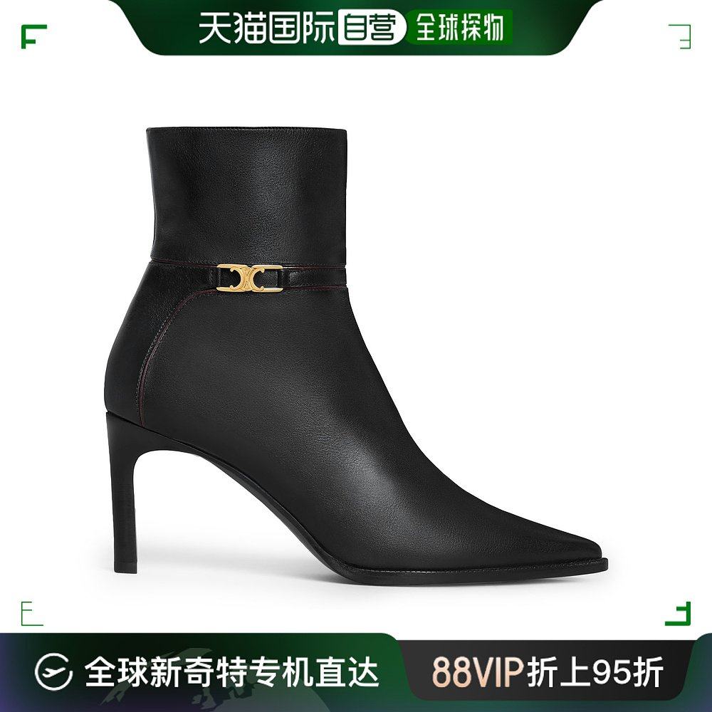 香港直邮潮奢 celine 思琳 女士 triomphe verneuil牛皮革低帮靴