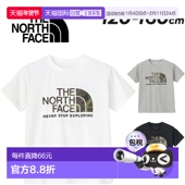THE 日本直邮THE 迷彩徽标T 儿童短袖 T恤 NORTH FACE