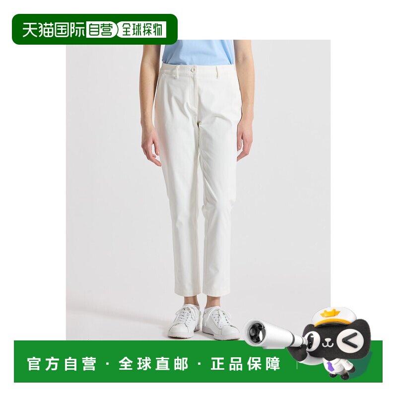 日本直邮两向弹力防透九分裤 MUNSINGWEAR’s WHITE MG6SLP01L图片