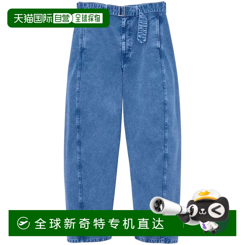 1h可退 香港直邮LEMAIRE 男士牛仔裤 PA326LD1007BL765 AW2024 蓝