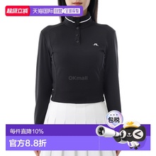 韩国直邮J.LINDEBERG Hertta 长袖 Polo 衫 (GWJT14031-9999) 长T