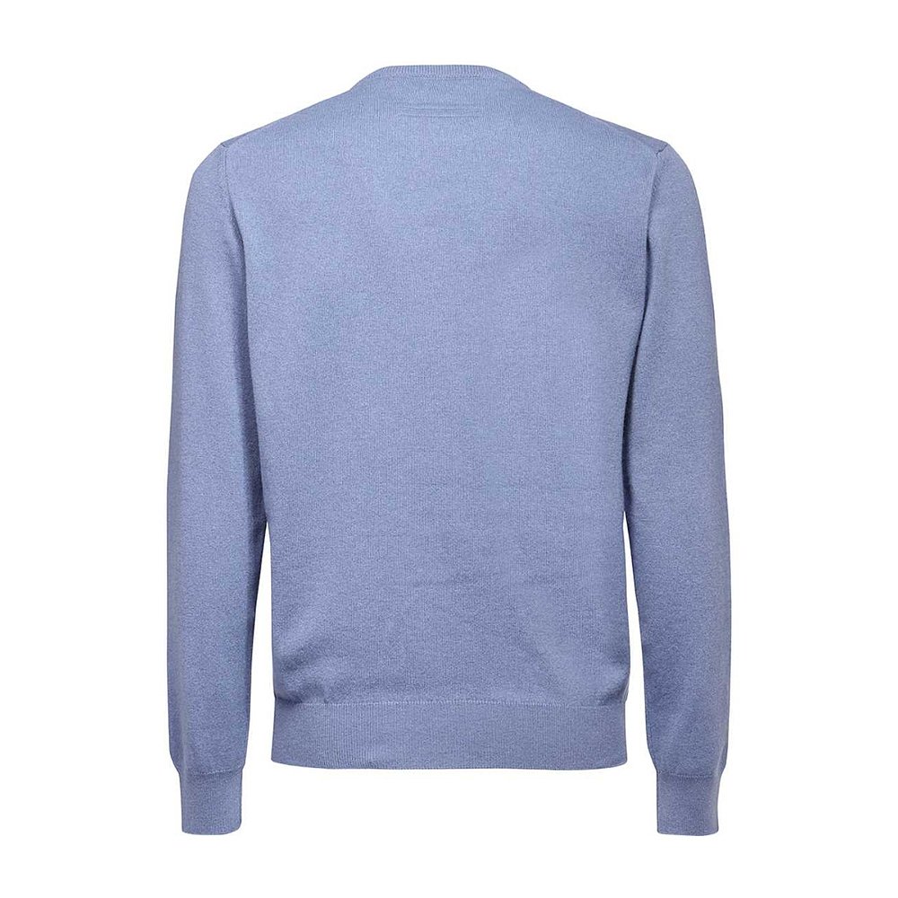 ZEGNA 男士针织毛衣 UAK10110432 AW2022 紫色 圆领长袖针织衫
