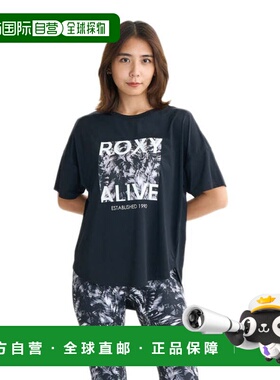 日本直邮ROXY 女士 “HAVE A GREAT DAY”健身半袖T恤 25FWRST254