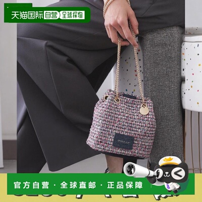 1h可退 日本直邮OPAQUE.CLIP 女装 2WAY迷你斜挎包 裘比拼接设计