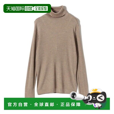 SHIPS Primary 海军蓝系列 真丝羊绒高领毛衣