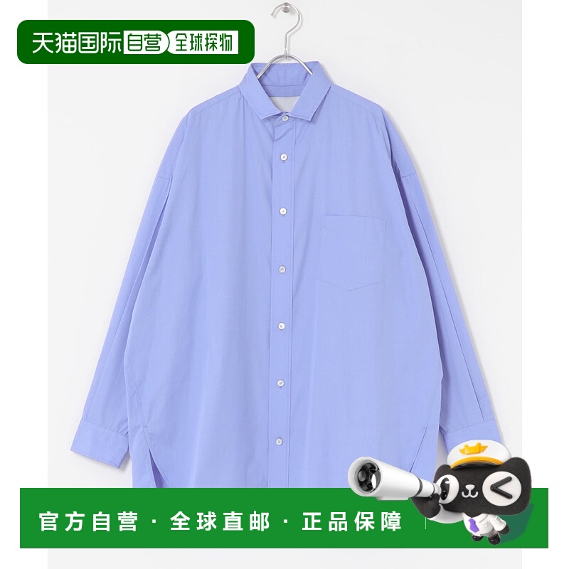 1h可退 日本直邮TICCA 女装宽松廓形衬衫 方领设计 可调节袖摆 GW