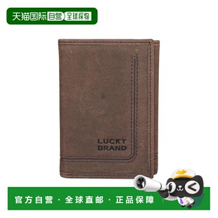 女士 1h可退 brand lucky 钱包真皮 美国直邮