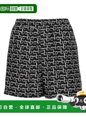 香港直邮BURBERRY 女士短裤 8088641 AW2024 黑色 Press Shorts