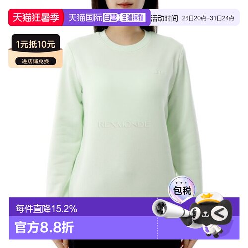 韩国直邮J.LINDEBERG W Alpha 圆领衫 (AWJS13399-M047) 长袖T恤