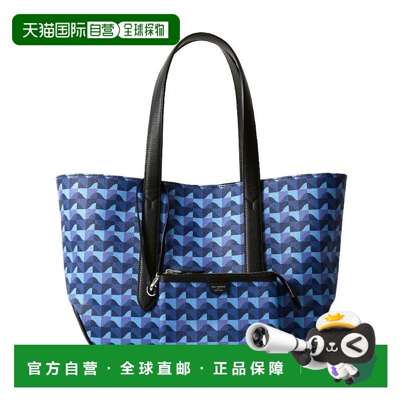 1h可退 日本直邮Cinque Terre 男女同款 PVC涂层棉质托特包 波浪