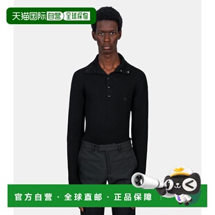 1h可退 香港直邮Courreges 男士 標誌刺繡針織套衫 325MPO050FI00