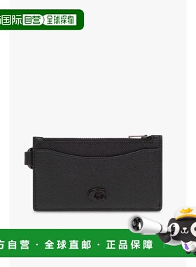 香港直邮COACH 男士钱包 CJ8790BLK CO 黑色 Card holder with lo