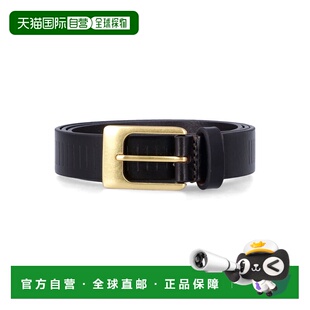 1h可退 香港直邮Lemaire 男士 Rail 深褐色皮带腰带 BE0004LL0055