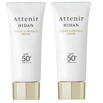 日本直邮Attenir艾天然防晒霜SPF50+防紫外线敏感肌孕妇可用40g*2